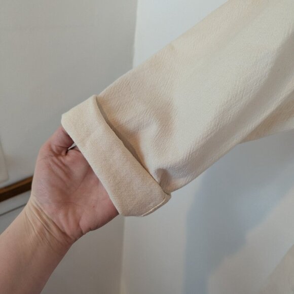 Gentle Fawn Field Blazer in Cream, Sz XL - Picture 3 of 7